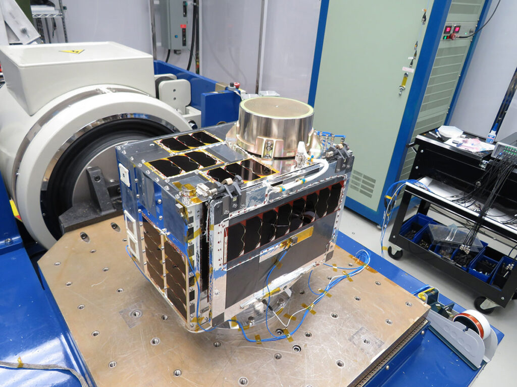 Satellite vibration testing